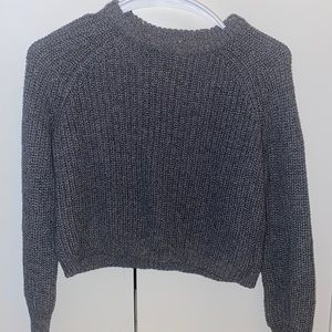 American Apparel cropped fisherman sweater